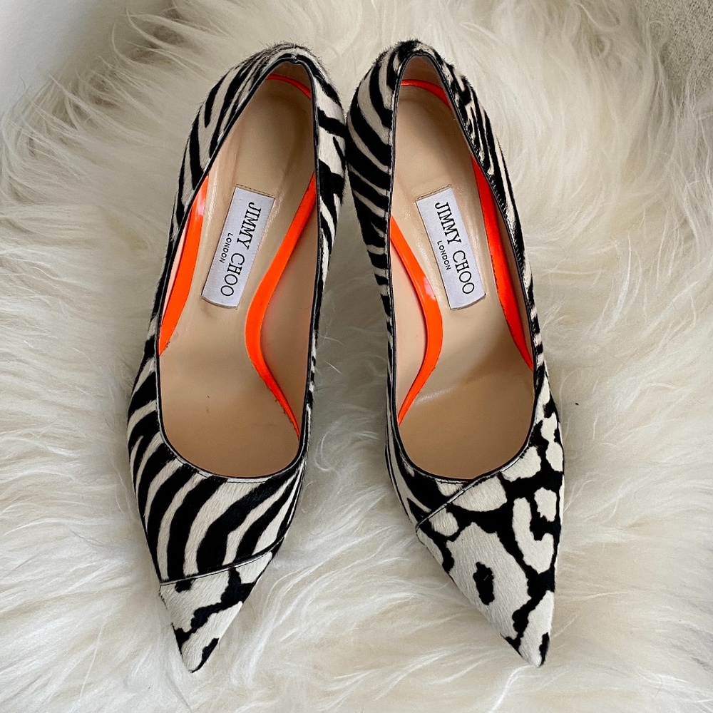 Jimmy Choo Zebra Pumps